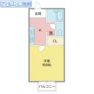 ハイツゆり【103号室】の間取り