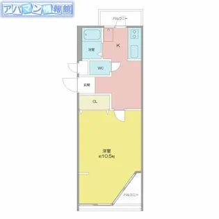 ヒルサイドテラス寺尾台【A101号室】の間取り