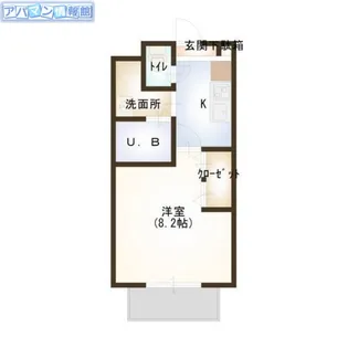 ロイヤルリーフ・マンション【1階】の間取り