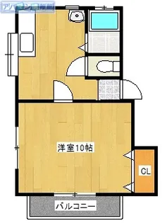 ハイムラーク B【202号室】の間取り