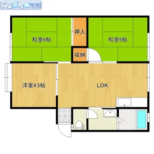 ハイツ寺尾台【A-2号室】の間取り