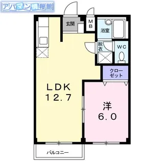 プライムハイツA【2階】の間取り