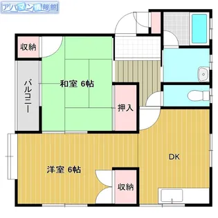 テオリア【201号室】の間取り