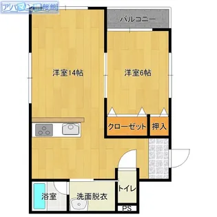 シュエット【206号室】の間取り