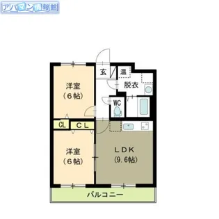 ガーデンアイリス【3階】の間取り
