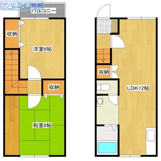 グランディールⅡ【102号室】の間取り