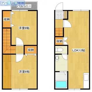 グランディールⅢ【109号室】の間取り