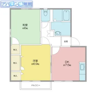 バードリー【1階】の間取り