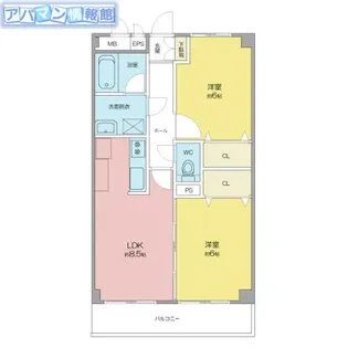 セレッソ真砂【101号室】の間取り