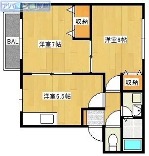 レジデンスK【2階】の間取り