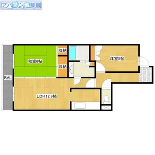 サーパス小針 304【304号室】の間取り