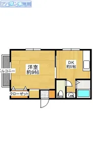 シュペルノーヴァA【101号室】の間取り