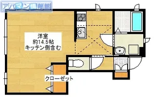 アセンブル青山【102号室】の間取り