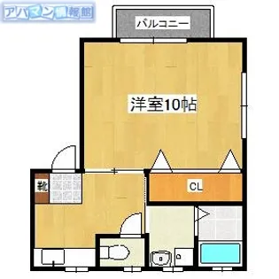 グリーンハイツ五十嵐【1-A号室】の間取り