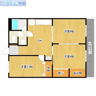 日星ビル【3階】の間取り