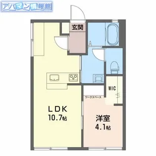 ハイツ ユウ【1階】の間取り