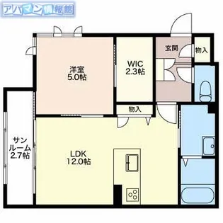 シャーメゾン青山【2階】の間取り