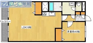 ALF-116【402号室】の間取り