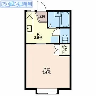 コーポ小針【2階】の間取り