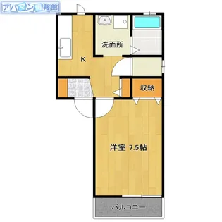 メゾンディアス【G102号室】の間取り