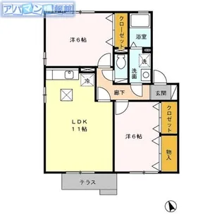 マウルール C【1階】の間取り