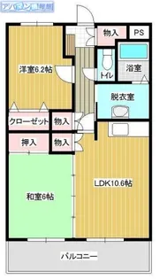 グランシャリオ【2階】の間取り