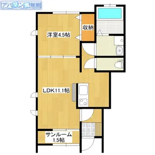 キャトルセゾンⅢ【1階】の間取り