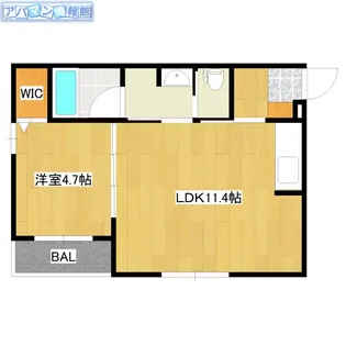 パルテナ【101号室】の間取り