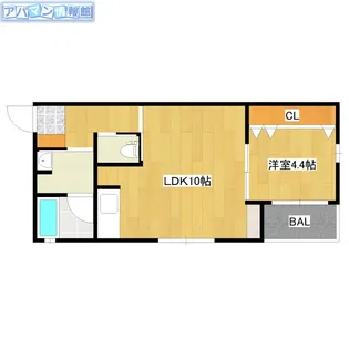 パルテナ【104号室】の間取り