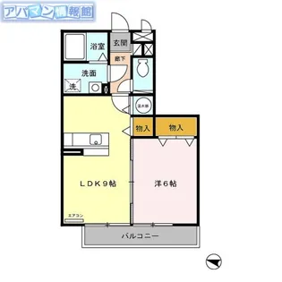 プレズント【3階】の間取り