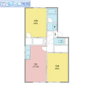 ハイツコンチェルト【1階】の間取り