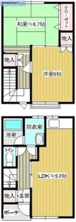 メゾン・エスポワールⅡ【1階】の間取り