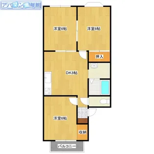 アルトゥーラ青山【1階】の間取り