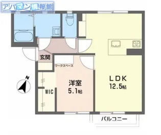 ピリカA棟【202号室】の間取り