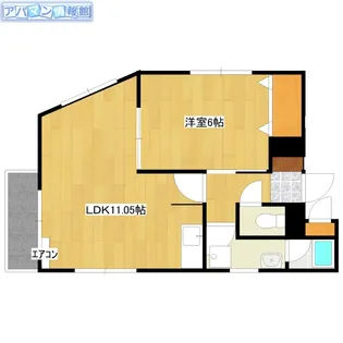 コンフォート関屋【202号室】の間取り