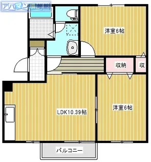 じゅりあん青山【1階】の間取り