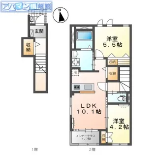 アーク・パレス【2階】の間取り