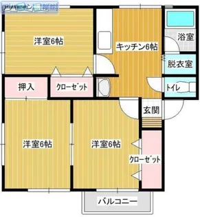 プティ・シャトー【2階】の間取り