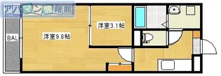 ウッドソレル【1階】の間取り