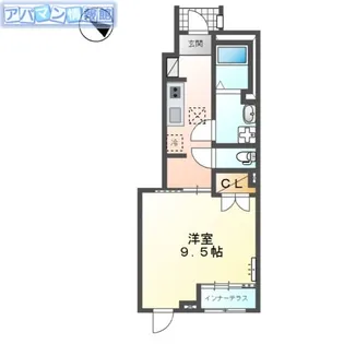 アヴニール【1階】の間取り