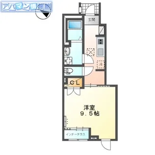 アヴニール【103号室】の間取り