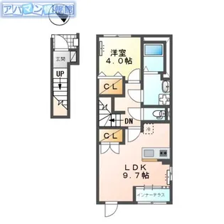 アヴニール【201号室】の間取り