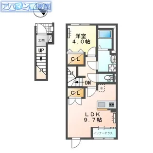 アヴニール【2階】の間取り