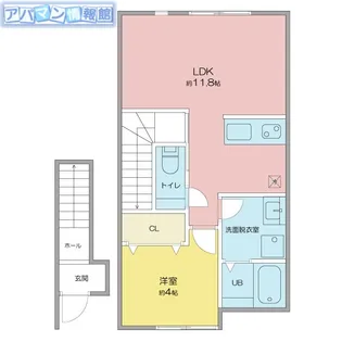 Maison de Richときめき西【205号室】の間取り