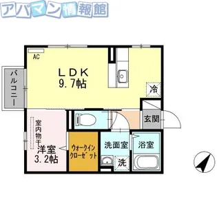 ネージュSⅡ【2階】の間取り