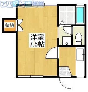 シェルイシヤマ【102号室】の間取り