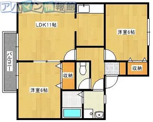 ラポール【103号室】の間取り