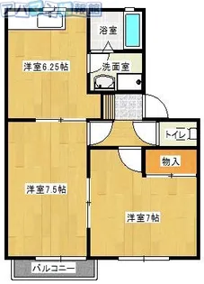 フレーシア【1階】の間取り