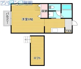 ジェネシス東明【103号室】の間取り