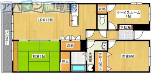 アスティオン東中島【501号室】の間取り